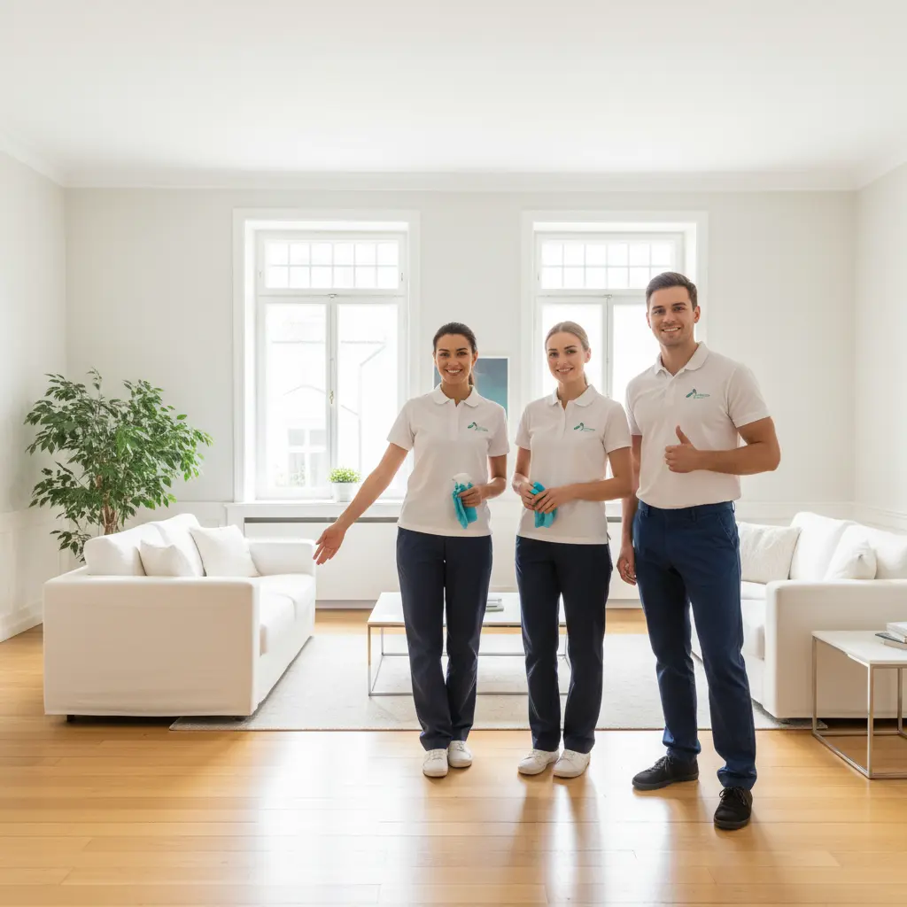 Sparkling clean bathroom
